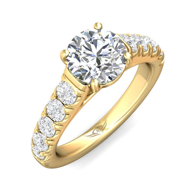 FlyerFit Encore 14K Yellow Gold Engagement Ring