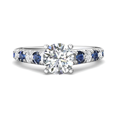 FlyerFit Encore 18K White Gold Engagement Ring