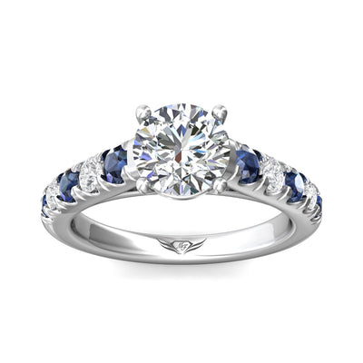 FlyerFit Encore 14K White Gold Engagement Ring