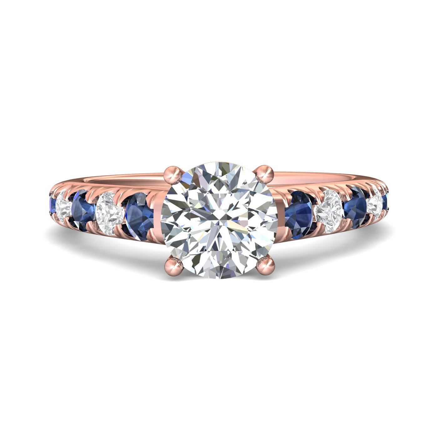 FlyerFit Encore 18K Pink Gold Engagement Ring