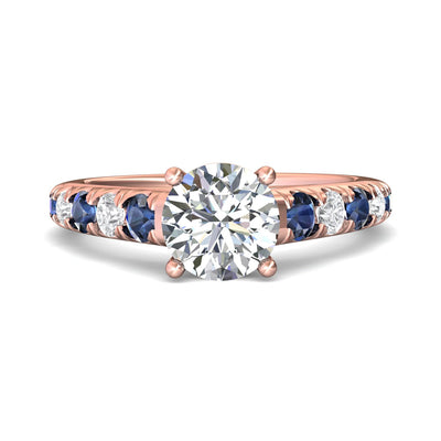 FlyerFit Encore 14K Pink Gold Engagement Ring