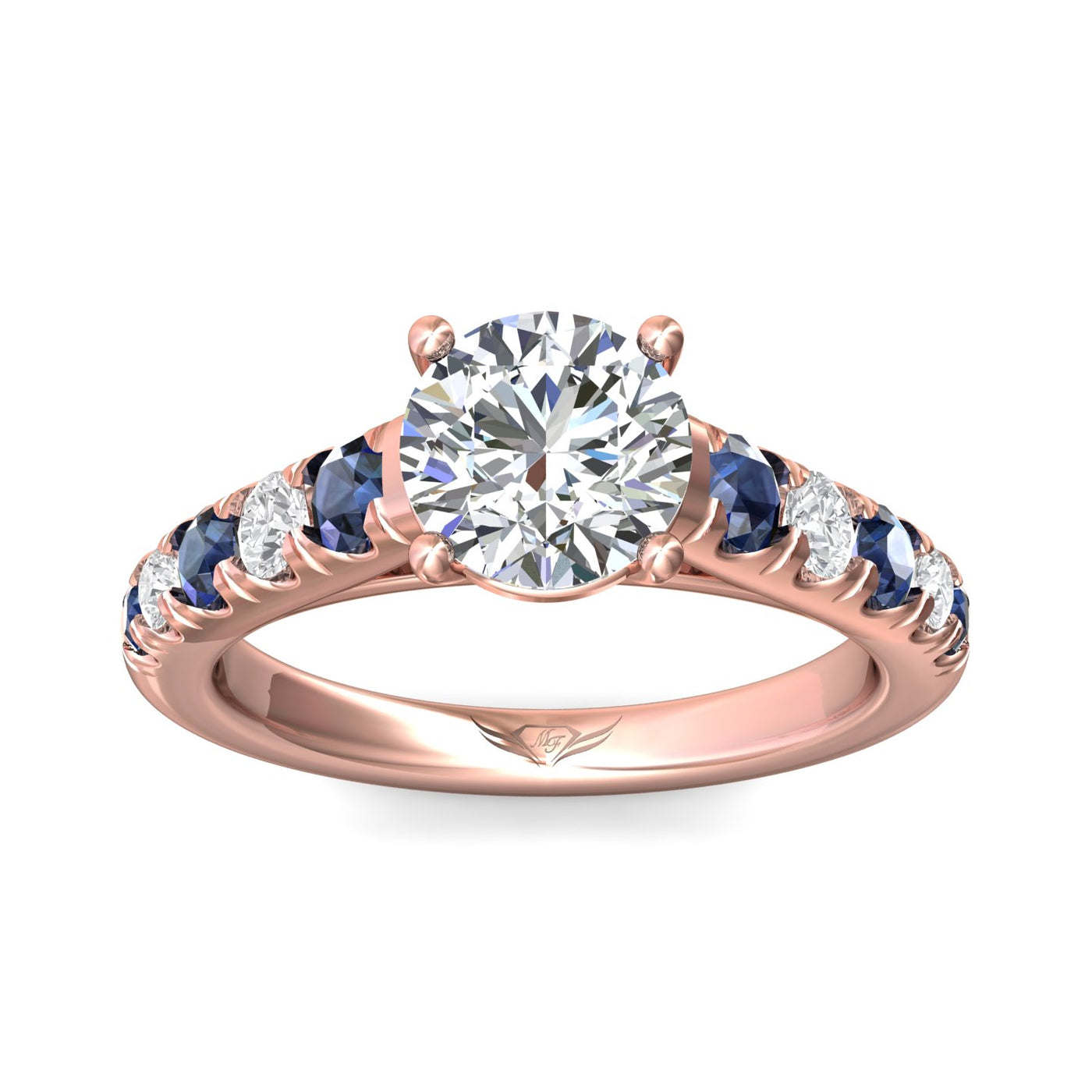 FlyerFit Encore 18K Pink Gold Engagement Ring