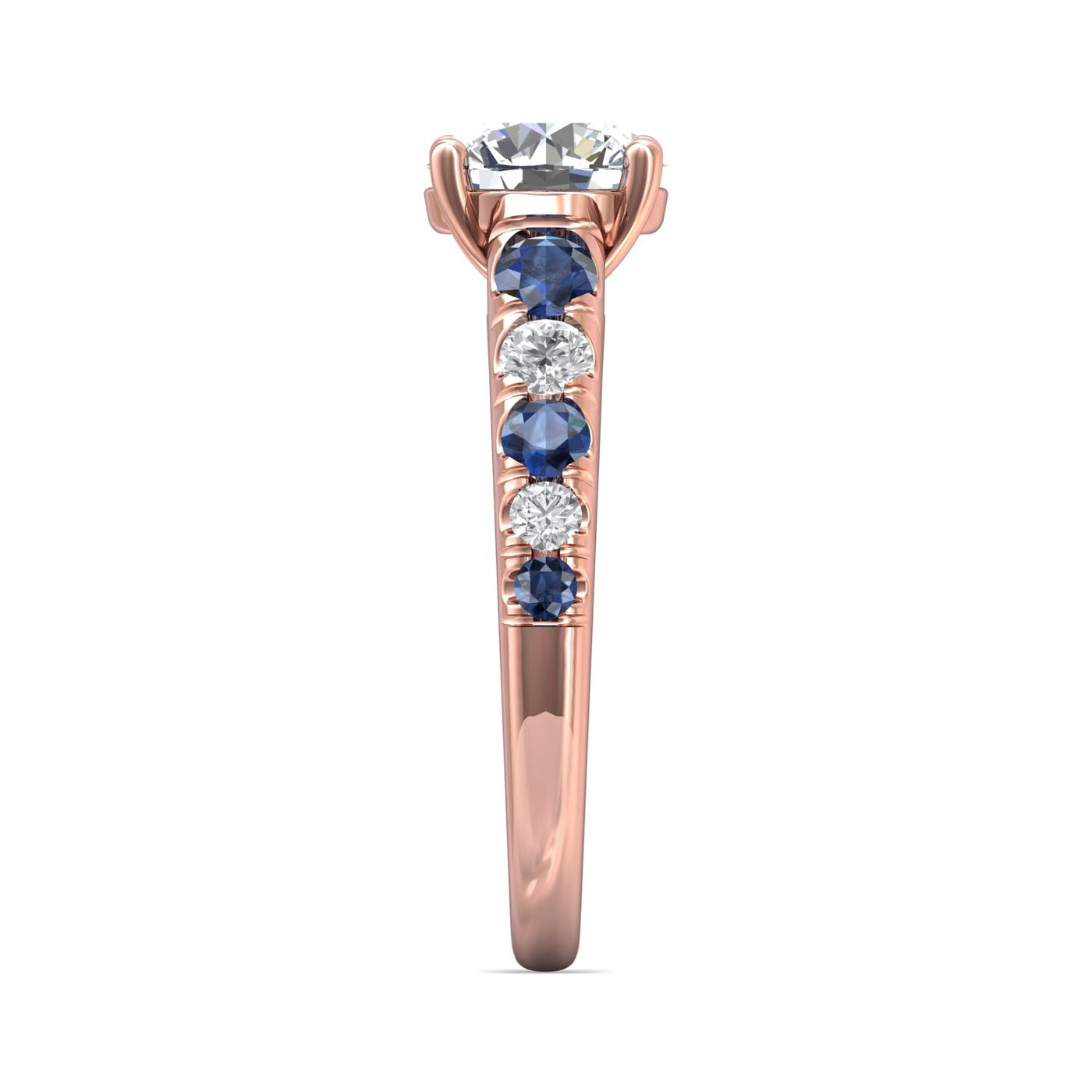 FlyerFit Encore 14K Pink Gold Engagement Ring