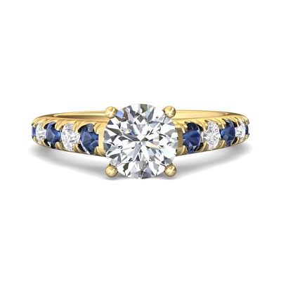 FlyerFit Encore 18K Yellow Gold Engagement Ring