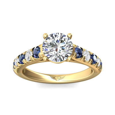 FlyerFit Encore 18K Yellow Gold Engagement Ring