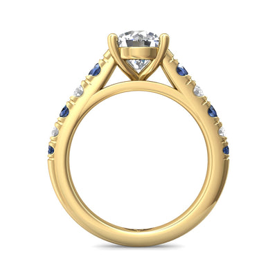 FlyerFit Encore 14K Yellow Gold Engagement Ring