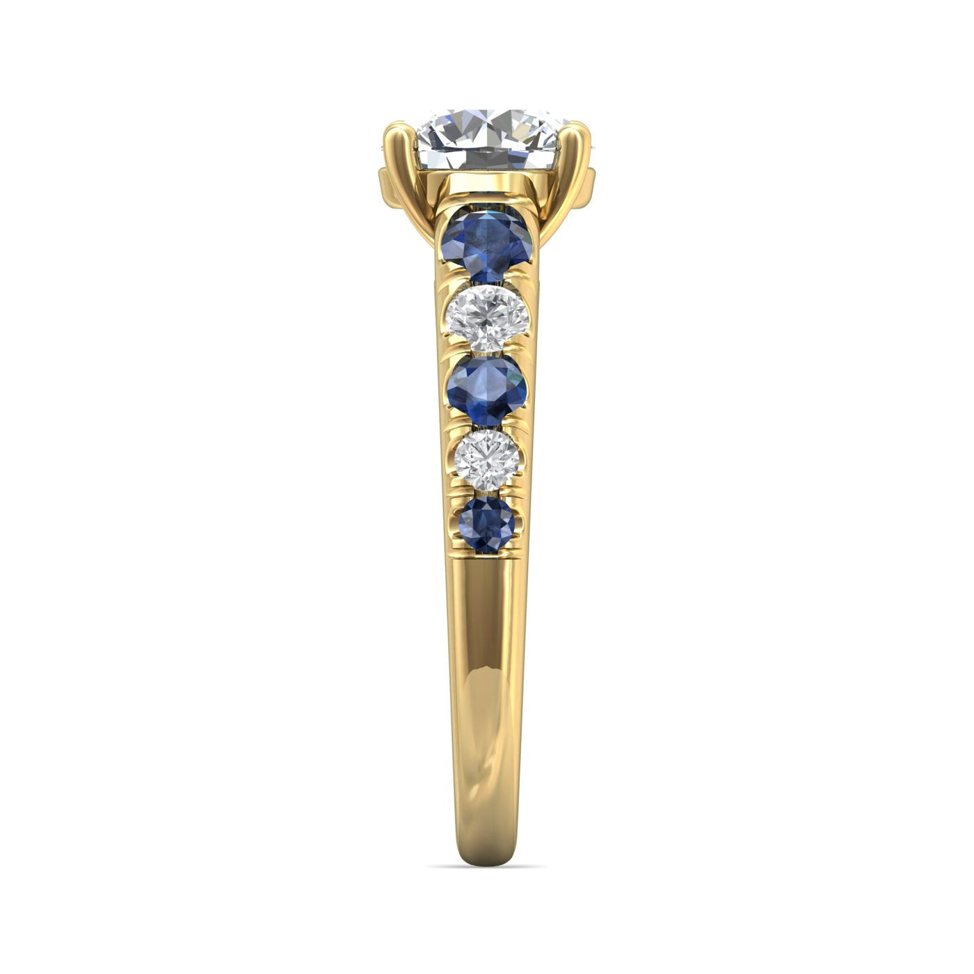 FlyerFit Encore 14K Yellow Gold Engagement Ring