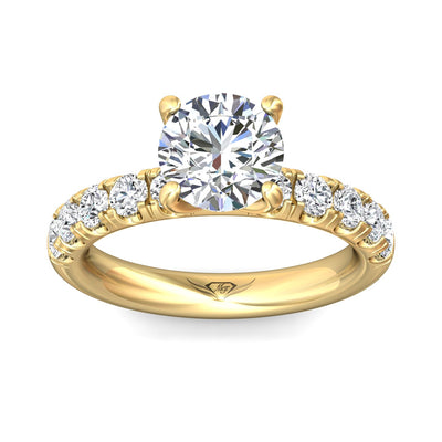 FlyerFit Encore 14K Yellow Gold Engagement Ring