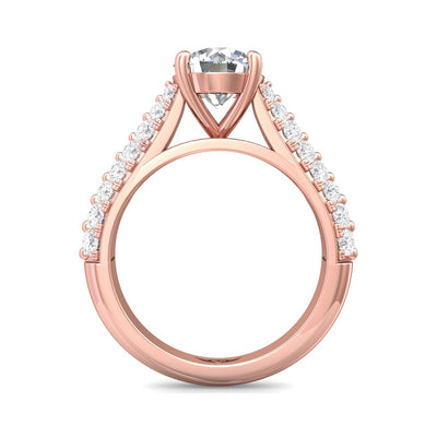 FlyerFit Encore 14K Pink Gold Engagement Ring