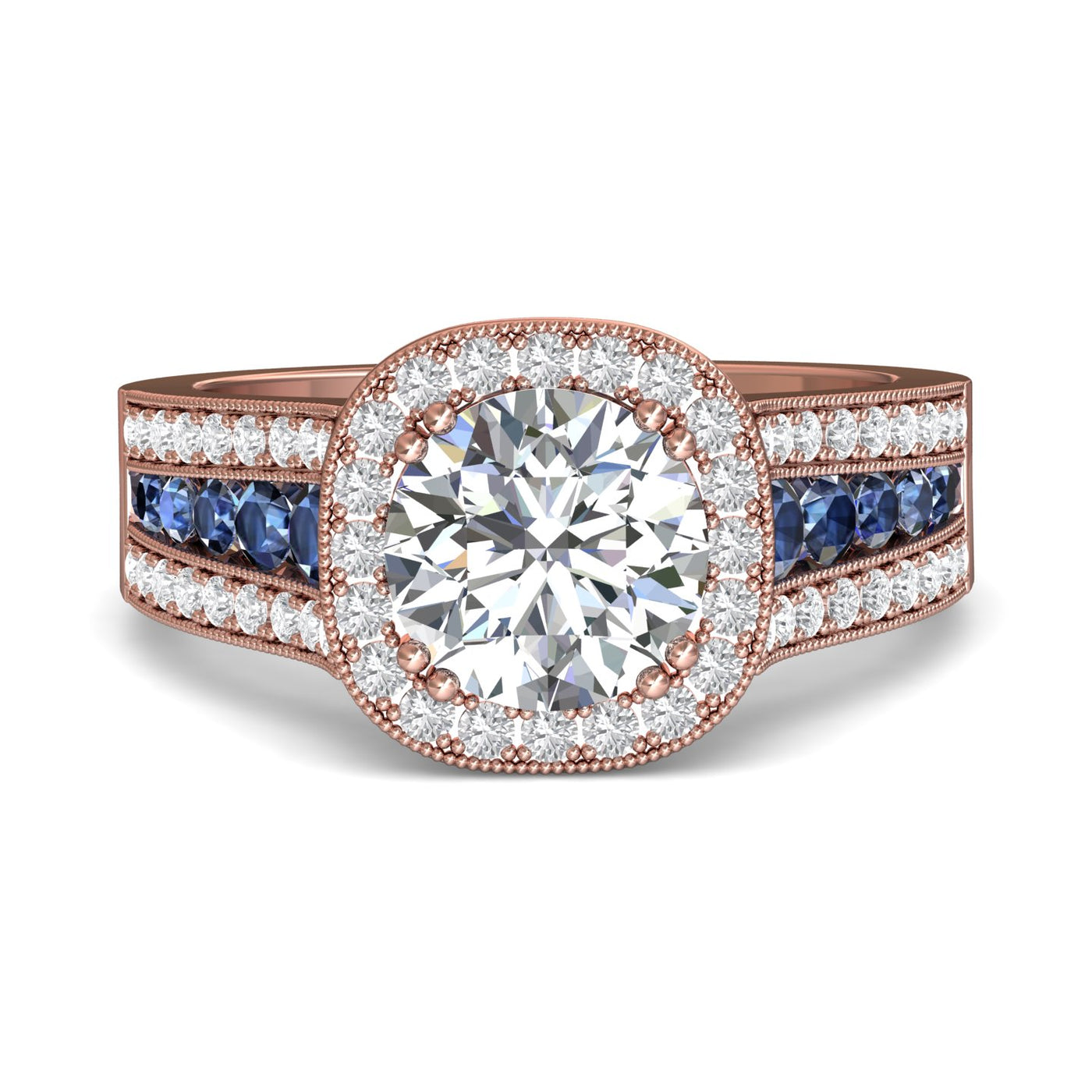 FlyerFit Encore 14K Pink Gold Engagement Ring