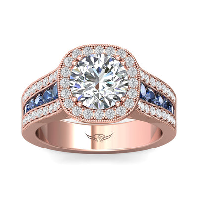 FlyerFit Encore 18K Pink Gold Engagement Ring