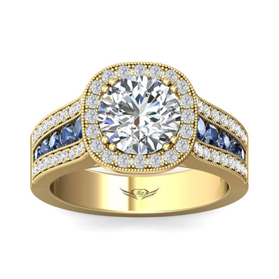 FlyerFit Encore 14K Yellow Gold Engagement Ring