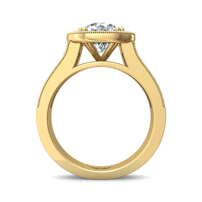 FlyerFit Encore 14K Yellow Gold Engagement Ring