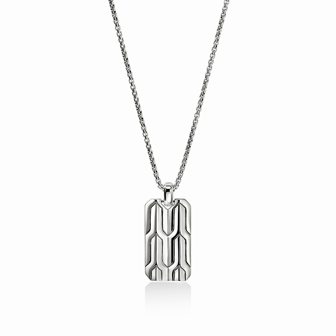 Sterling Silver Icon 50 Necklace 22 inch
