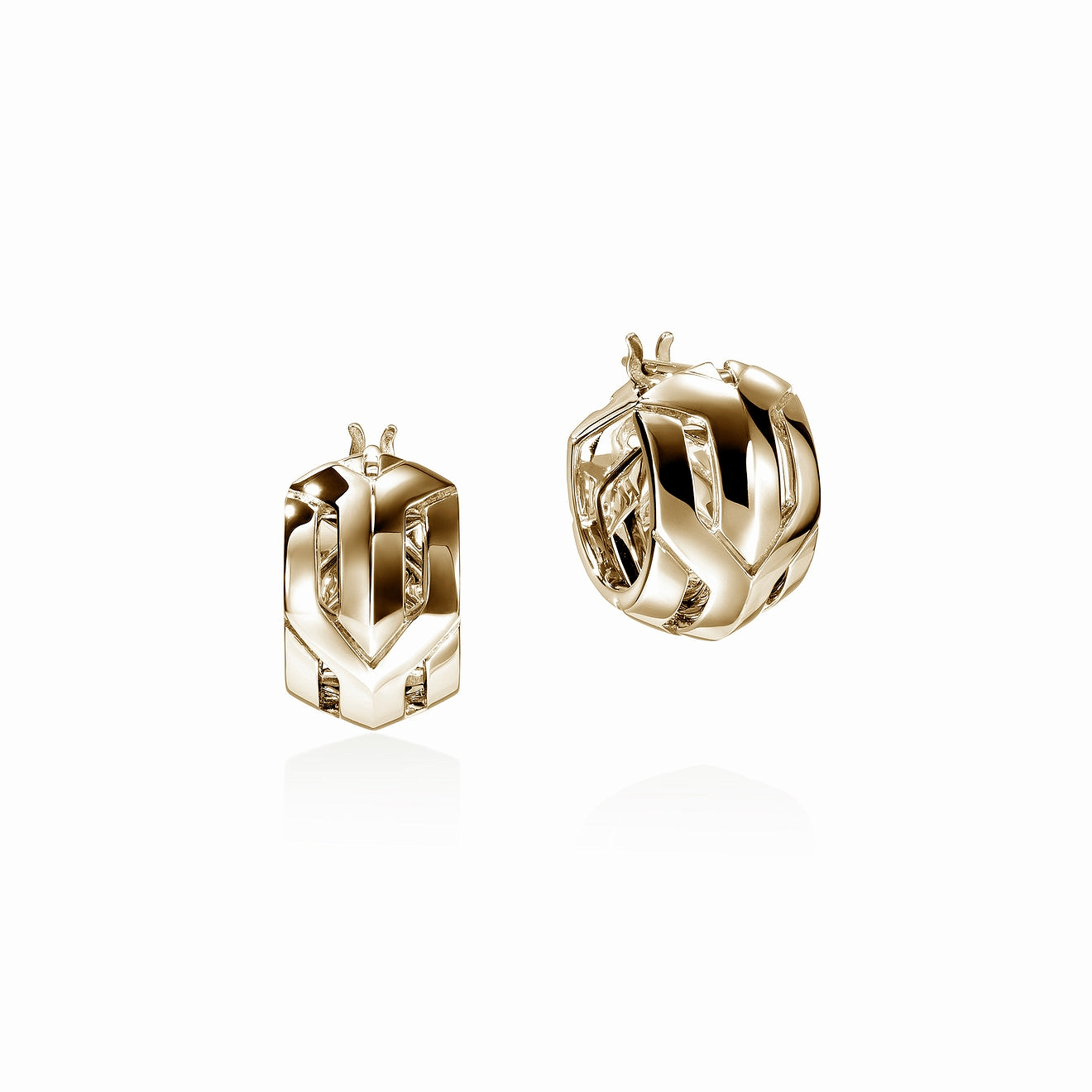 14K Yellow Icon 50 Earrings