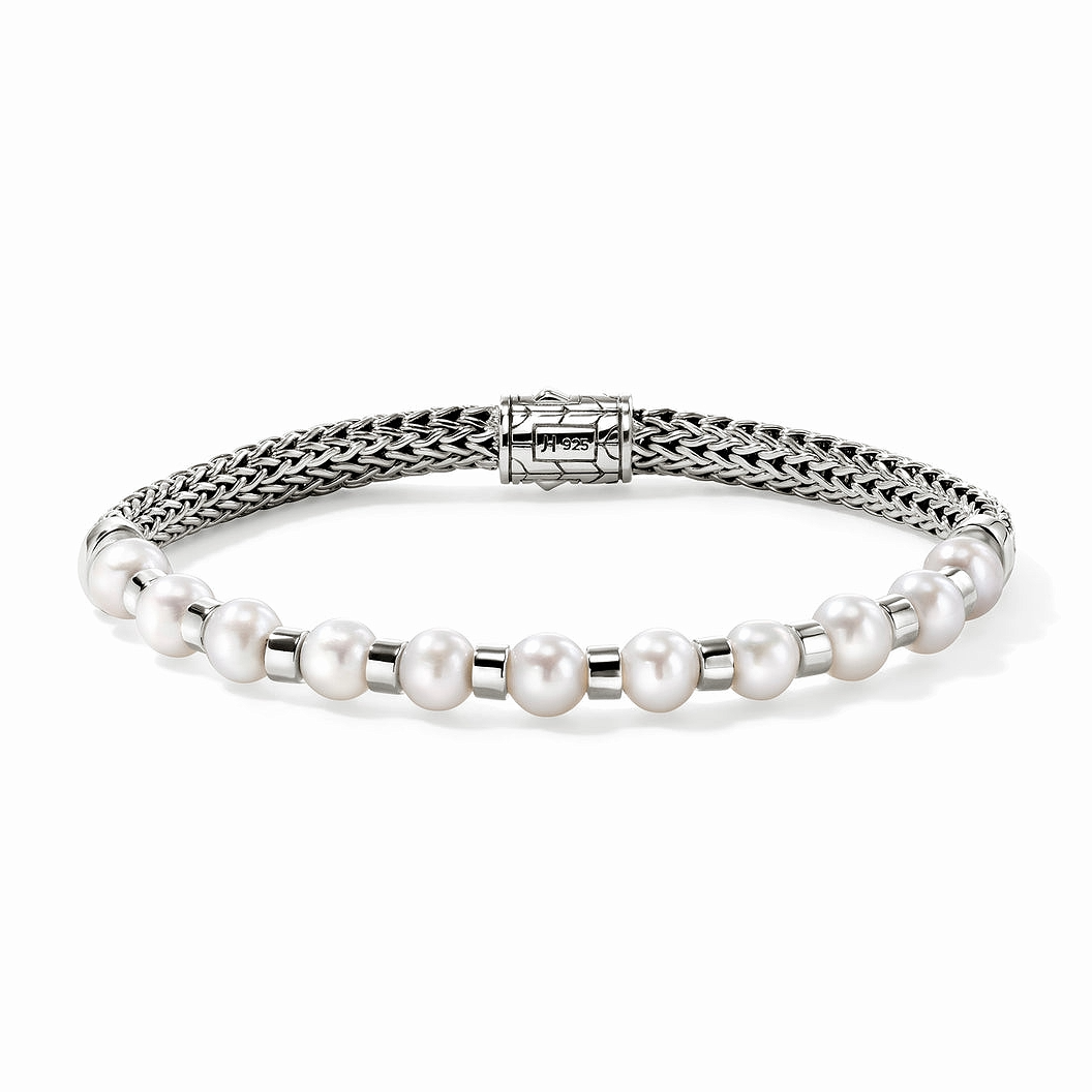 Sterling Silver Fresh Water Pearl Bracelet