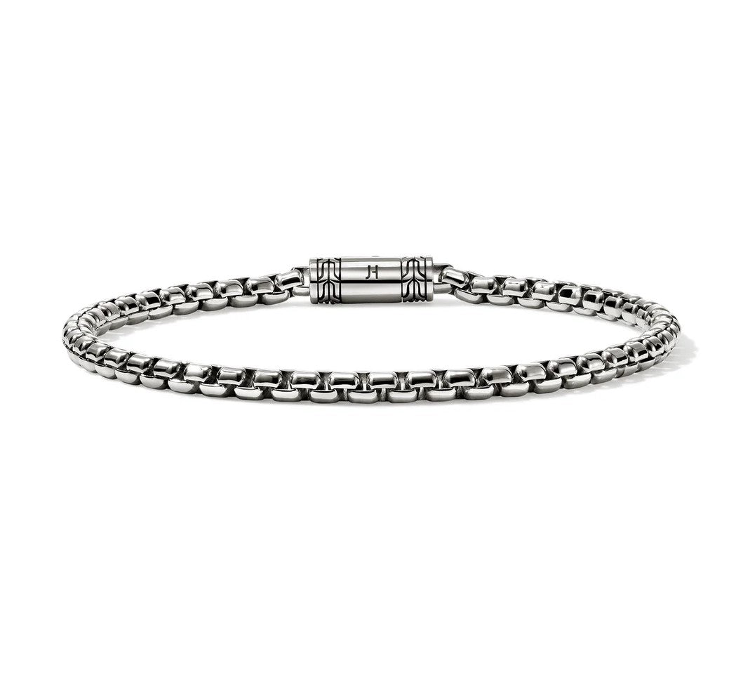 Sterling Silver Box Chain Bracelet