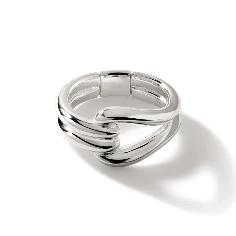 Sterling Silver Surf Ring Size 7