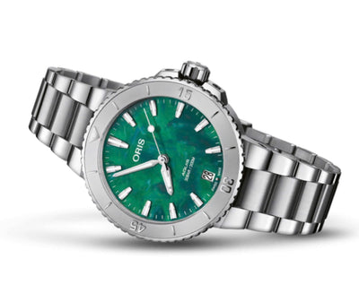 ORIS Watches USA, Inc Aquis Date 36.5 mm Stainless Steel