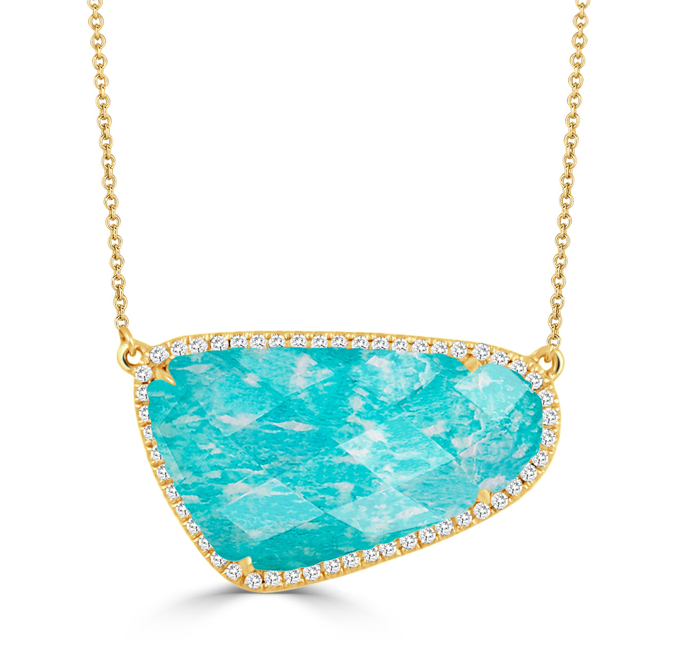 N7289AZ - 18k Yellow Gold Necklace from the Amazon Breeze collection