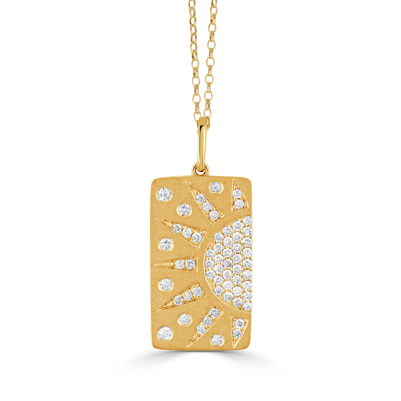 P10553 - 18k Yellow Gold Pendant from the Celestia collection