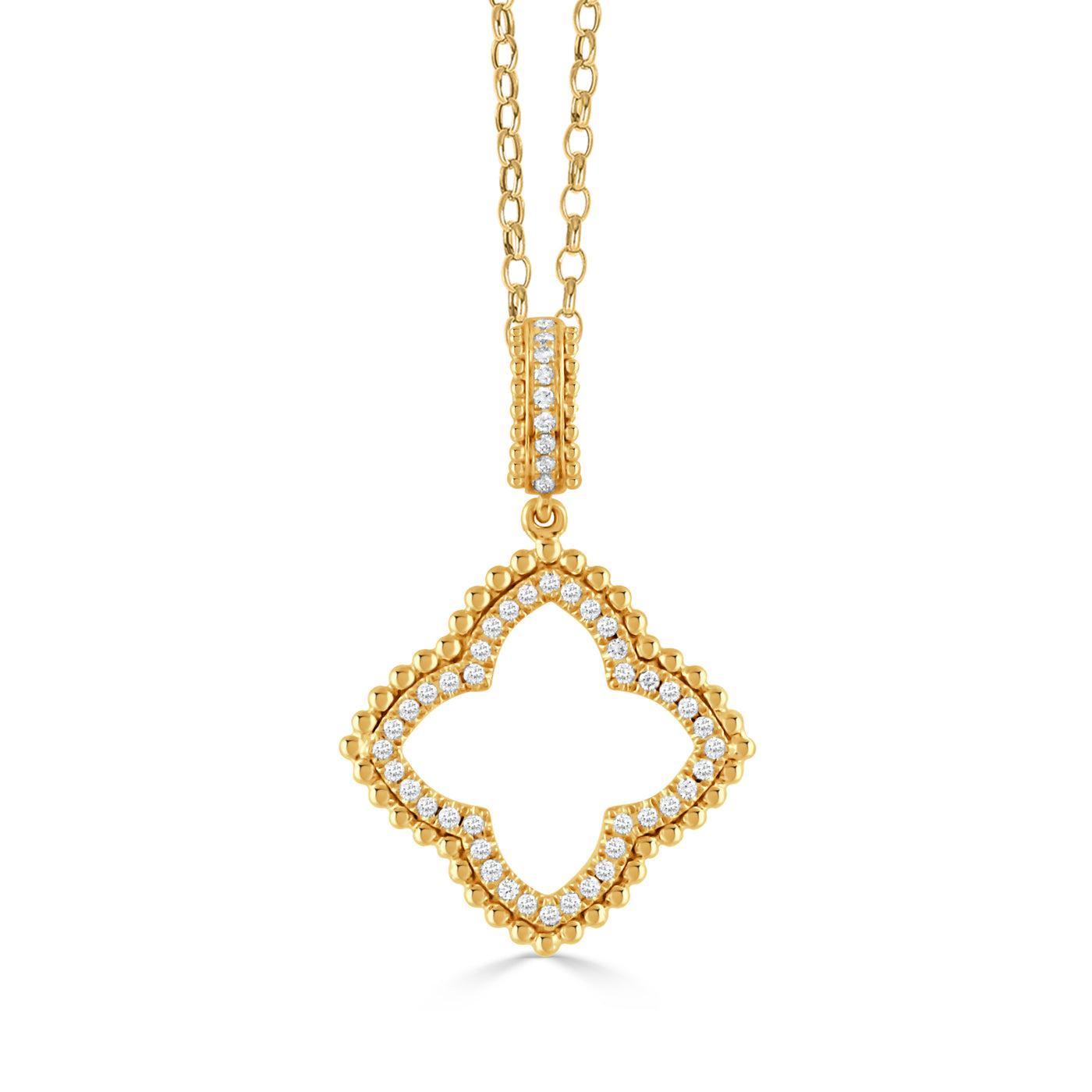 P10668-1 - 18k Yellow Gold Pendant from the Ravenna collection