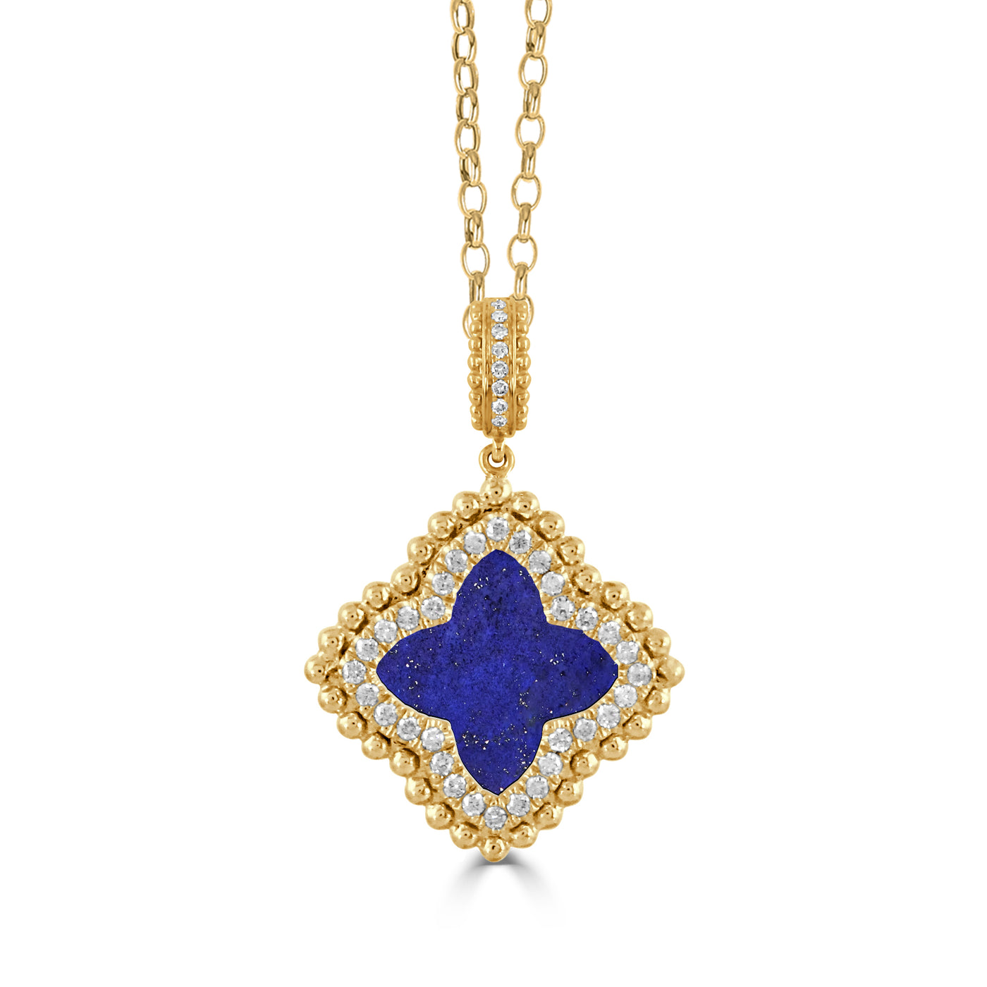 P10668LP - 18k Yellow Gold Pendant from the Ravenna collection