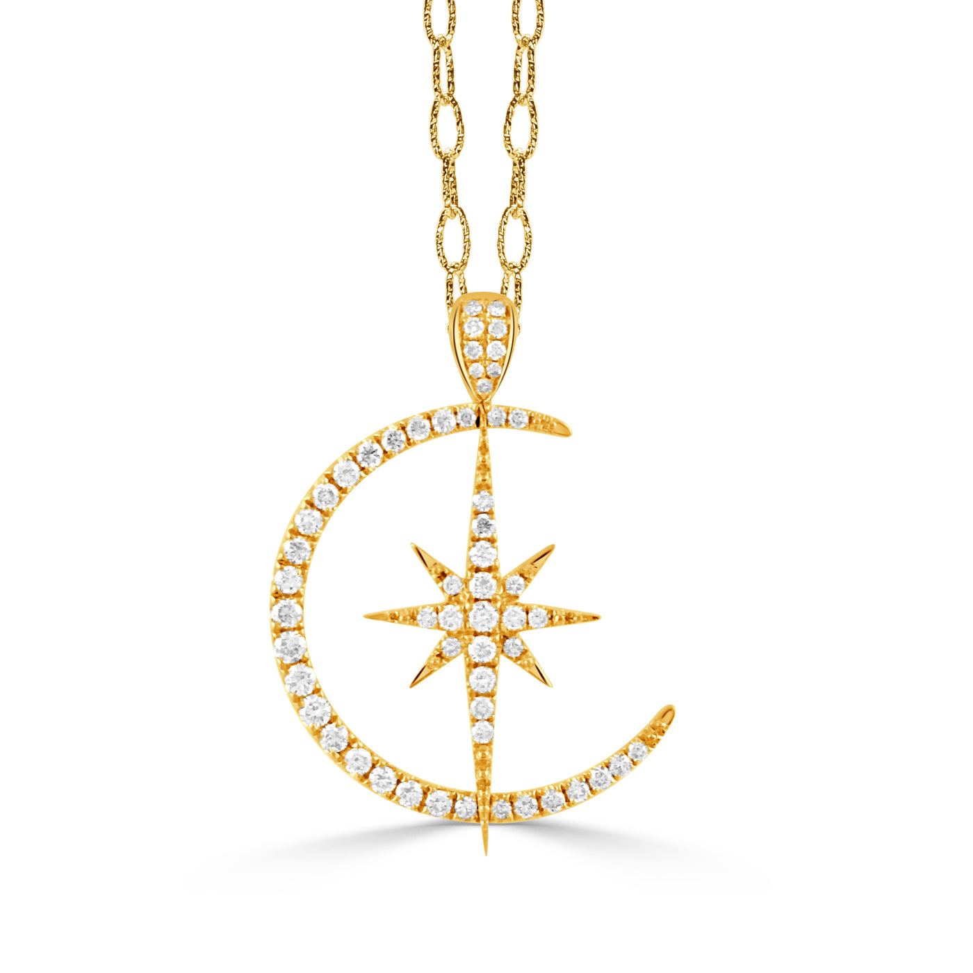 P10831 - 18k Yellow Gold Pendant from the Celestia collection