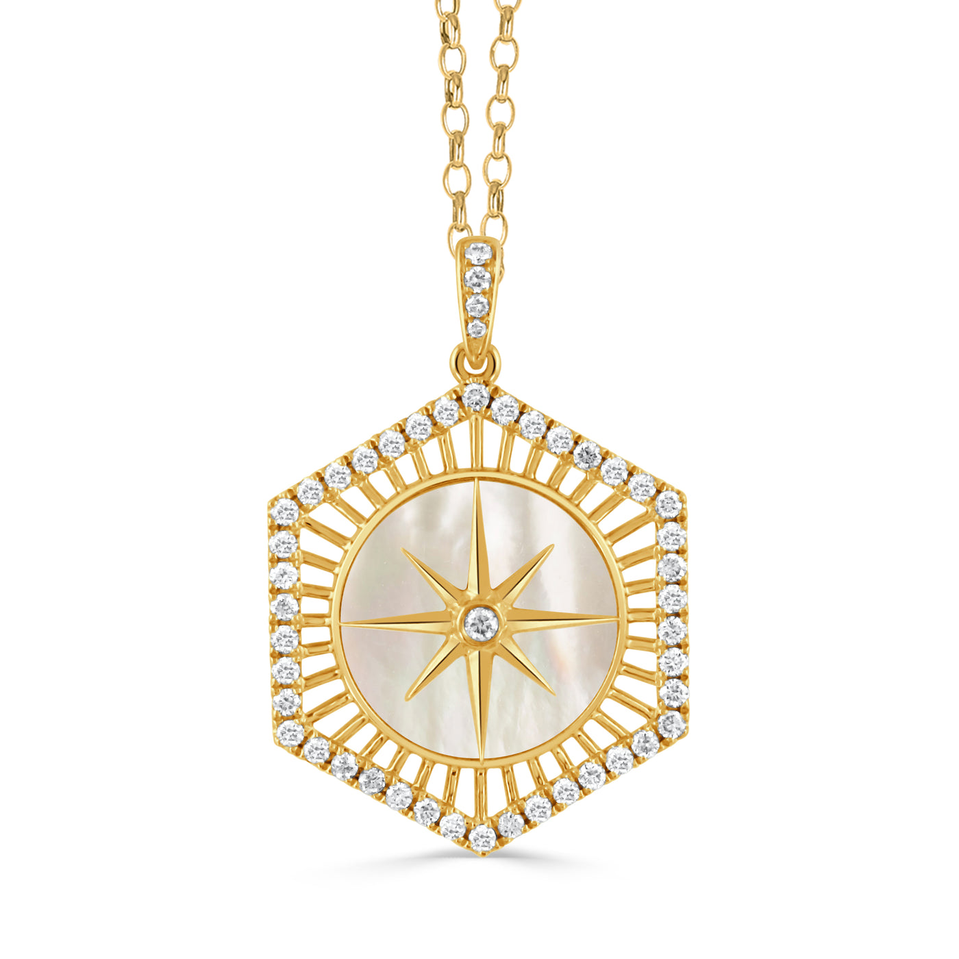 P10909WMP - 18k Yellow Gold Pendant from the Maritime collection