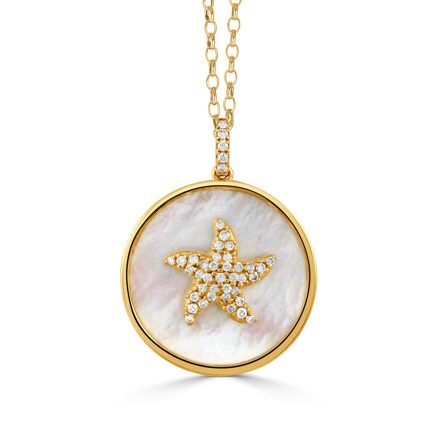 P11149WMP - 18K Yellow Gold Pendant from the Tropics collection