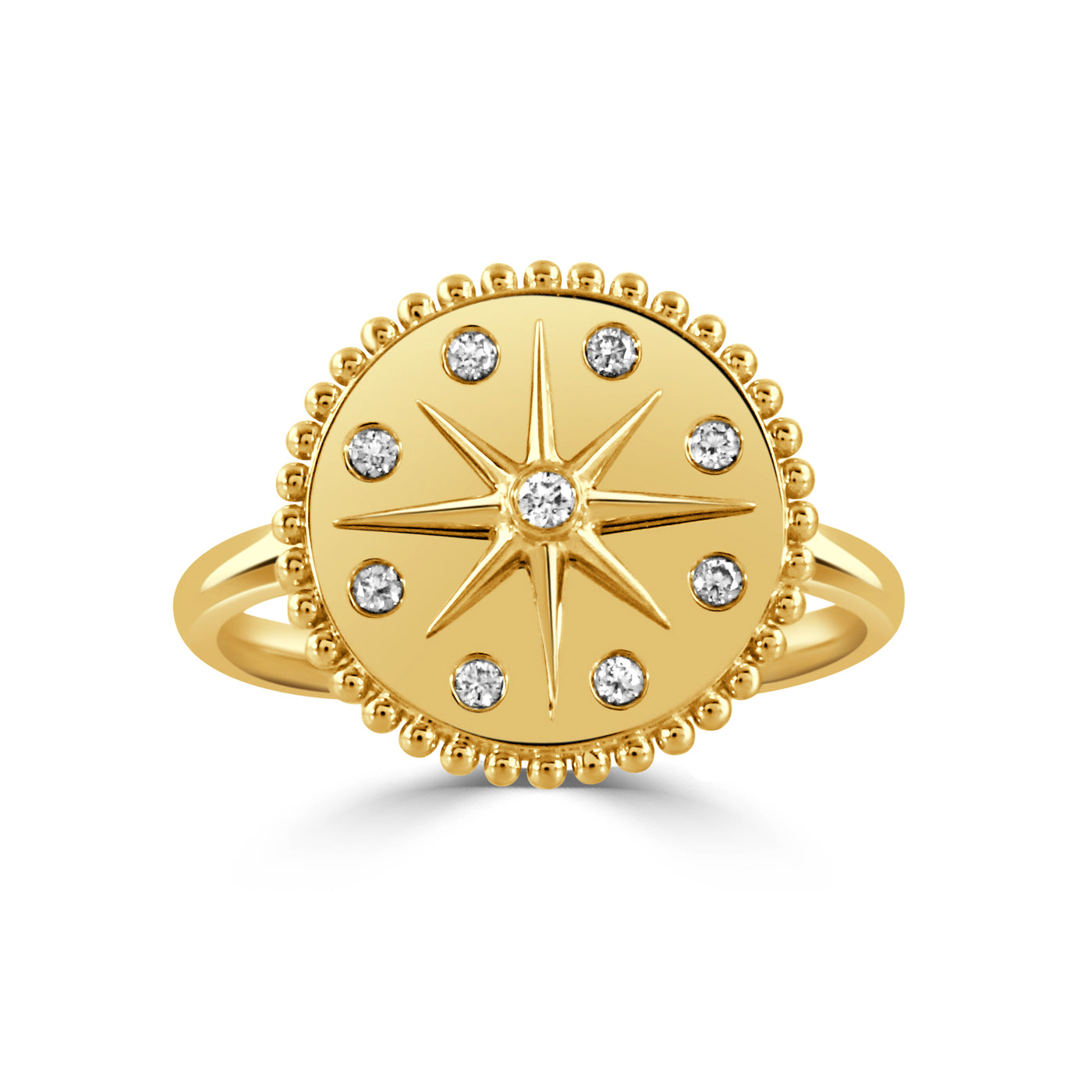 R10311 - 18K Yellow Gold Ring from the Maritime collection