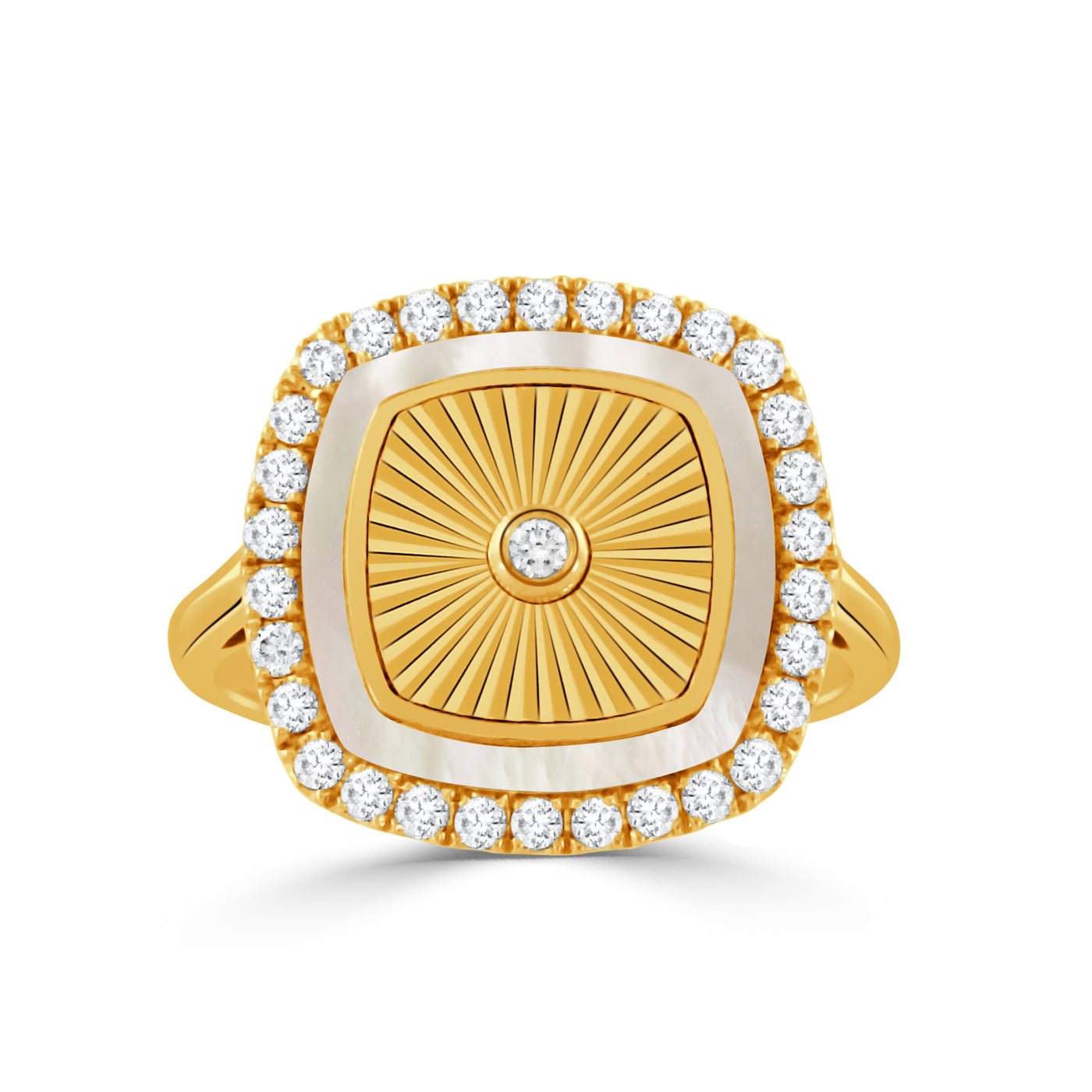 R11066WMP - 18k Yellow Gold Ring from the Helios collection