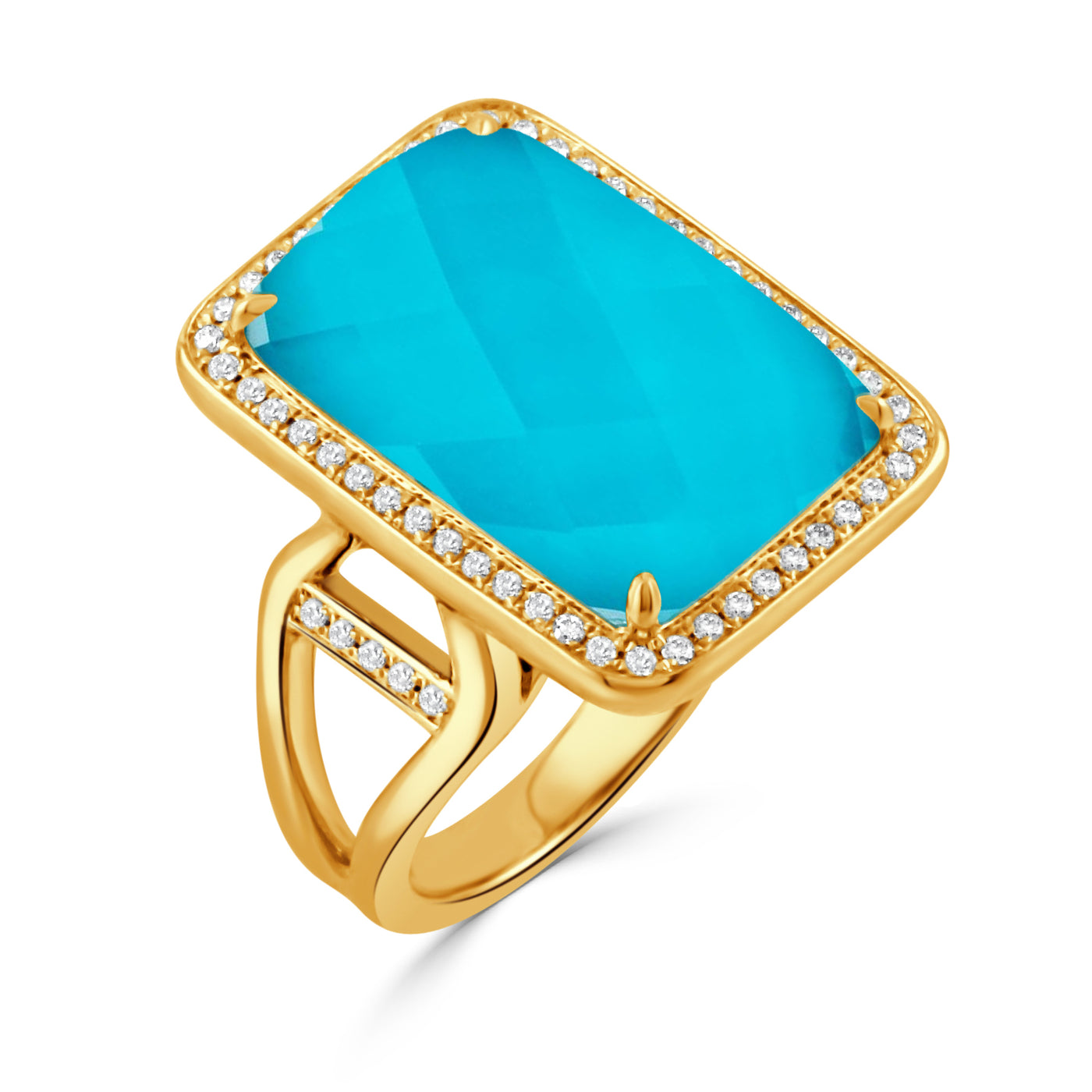 R7054TQ-Y - 18k Yellow Gold Ring from the St. Barths collection