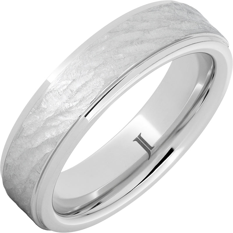 Serinium® Ring with Bark Finish