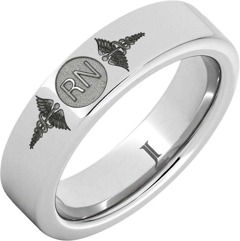 Serinium® Ring With Caduceus - Registered Nurse