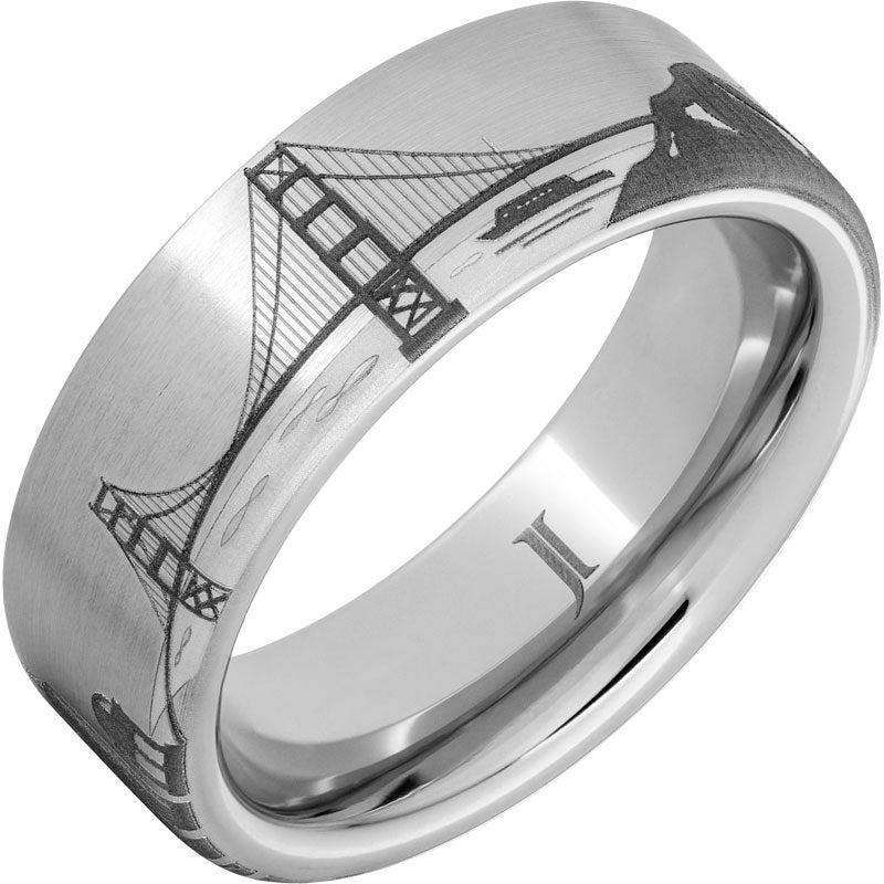 Serinium® Golden Gate Bridge Scene Ring