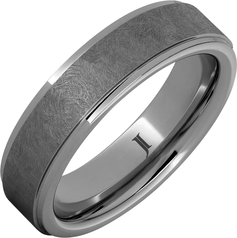 The Sentinel â€“ Rugged Tungsten™ Hand Finished Ring