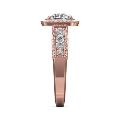 FlyerFit Encore 14K Pink Gold Engagement Ring