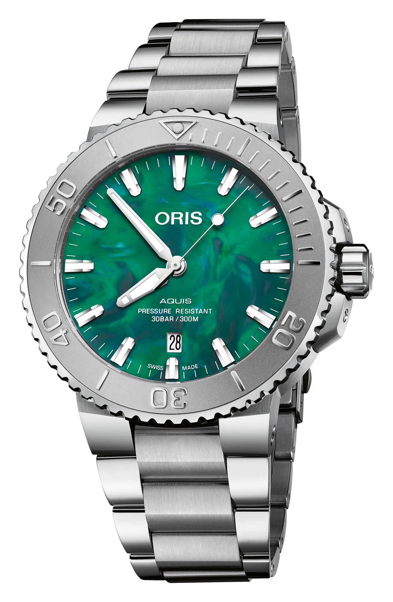 ORIS Watches USA, Inc Aquis Date 36.5 mm Stainless Steel